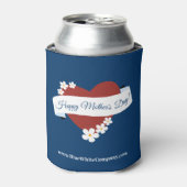 ビジネスイベント赤いハートハッピーマザーズデイ 缶クーラー (缶正面)