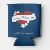 ビジネスイベント赤いハートハッピーマザーズデイ 缶クーラー (正面)