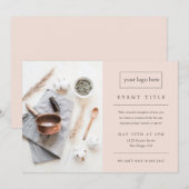 ビジネスイベント |写真モダンプロフェッショナル 招待状 (正面/裏面)