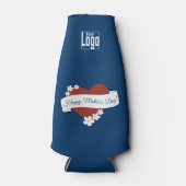 ビジネスイベント 赤いハート 母の日のお祝い ボトルクーラー (正面)