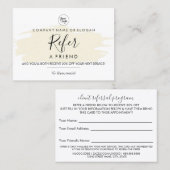 ビジネスイメージのロゴタイプの紹介 名刺 (正面/裏面)