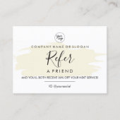 ビジネスイメージのロゴタイプの紹介 名刺 (正面)