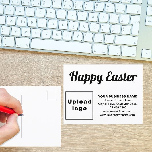 ビジネスイースターホワイトホリディポストカード シーズンポストカード
