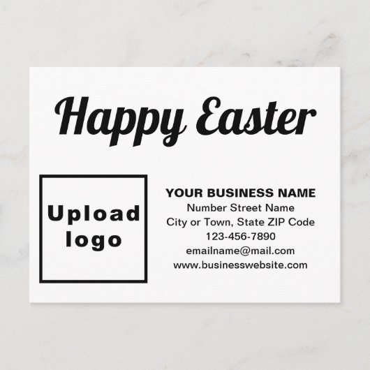 ビジネスイースターホワイトホリディポストカード シーズンポストカード (正面)