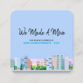 ビジネスウェブサイトアドレス変更シティスカイライン スクエア名刺 (正面)