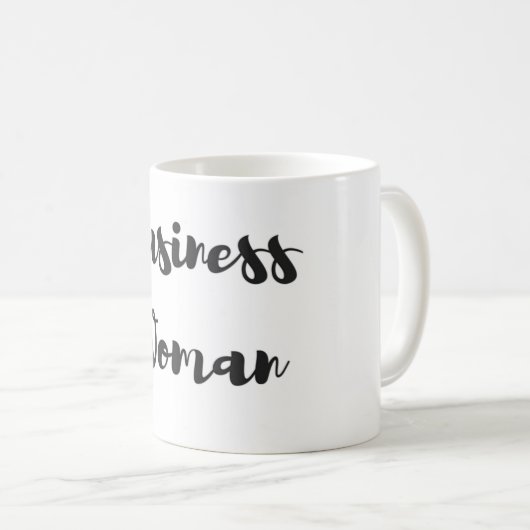 ビジネスウーマンマグ コーヒーマグカップ (正面右)