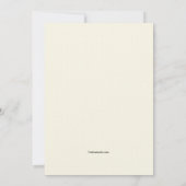 ビジネスウーマン退職パーティの招待状 招待状 (裏面)