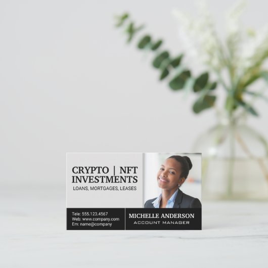 ビジネスウーマン | イメージの追加 名刺 (スタンド正面)