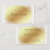 ビジネスウーマンVip最高経営責任者エリートラグジュアリー 名刺 (正面/裏面)