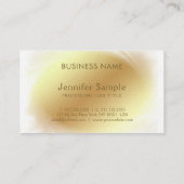 ビジネスウーマンVip最高経営責任者エリートラグジュアリー 名刺 (裏面)