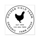 ビジネスエッグシンプルミニマリストブランドプロモーションカートン セルフインキングスタンプ (デザイン)