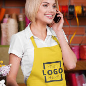 ビジネスエプロンカスタムロゴ企業の付き スタンダードエプロン