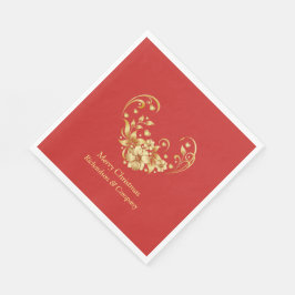 ビジネスエレガンス企業のクリスマスパーティー スタンダードランチョンナプキン