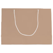 ビジネスエレガントカスタムロゴショッピング ラージペーパーバッグ (裏面)