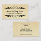 ビジネスエレガントカードの繁栄 名刺 (正面/裏面)