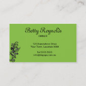 ビジネスエレガントカード 名刺 (裏面)