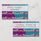 ビジネスエレガントカード 名刺 (正面/裏面)