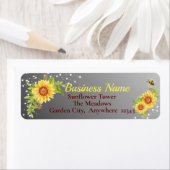 ビジネスエレガントフローラひまわり住所 シール (インサイチュ)