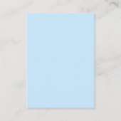 ビジネスエレガントブランドの会社名とロゴを青で表示 名刺 (裏面)