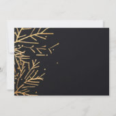 ビジネスエレガントホリデー企業のクリスマスパーティー 招待状 (裏面)