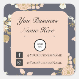 ビジネスエレガントマーケティングシール スクエアシール