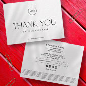 ビジネスエレガントモダンプロモクーポン広告キャンペーン ノートカード