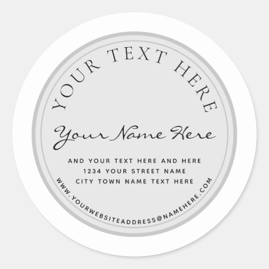 ビジネスエレガントラベル ラウンドシール (正面)