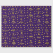 ビジネスエレガントロゴスノーフレーク企業の休日 ラッピングペーパー (フラット)