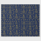 ビジネスエレガントロゴスノーフレーク企業の休日 ラッピングペーパー (フラット)