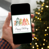 ビジネスエレガントロゴQRコードクリスマス シーズンカード