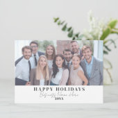 ビジネスエレガント企業のクリスマスハッピー シーズンカード (スタンド正面)