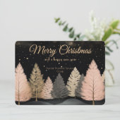 ビジネスエレガント企業のクリスマスホリデーカード シーズンカード (スタンド正面)