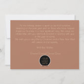 ビジネスエレガント企業のクリスマスホリデーカード シーズンカード (裏面)