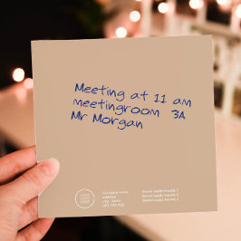 ビジネスエレガント企業のロゴ ポストイット