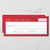 ビジネスエレガント美しいサロンレッドブルゴーニュグラデーション (正面/裏面)