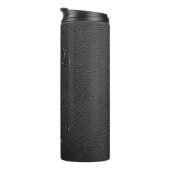 ビジネスエンボスブラックビーガン革 タンブラー (回転右)