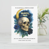 ビジネスオフィスコミュニティのハロウィーン不気味なパーティー 招待状 (スタンド正面)