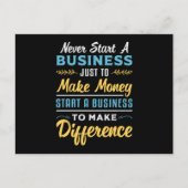 ビジネスオーナーがビジネスCeoを決して立ち上げおもしろいない ポストカード (正面)