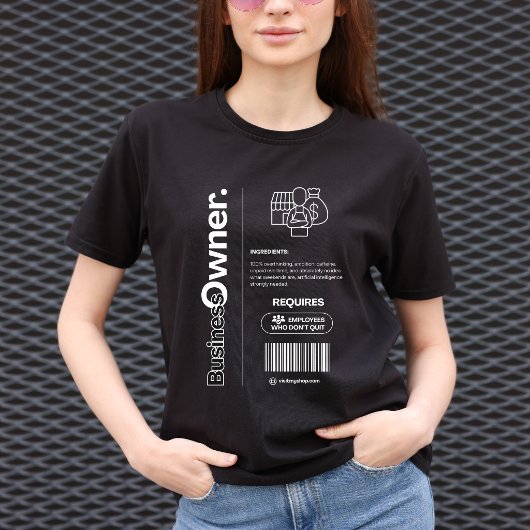 ビジネスオーナー - 面白い仕事のユーモア、オフィスのギフト Tシャツ