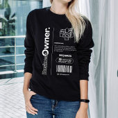 ビジネスオーナー - 面白い仕事のユーモア、オフィスのギフト Tシャツ