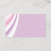 ビジネスカスタマイズカードをドレープする紫の抽象芸術 名刺 (裏面)