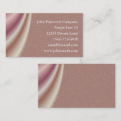 ビジネスカスタマイズカードをドレープする茶色の抽象芸術 名刺 (正面/裏面)