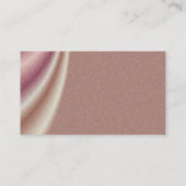 ビジネスカスタマイズカードをドレープする茶色の抽象芸術 名刺 (裏面)