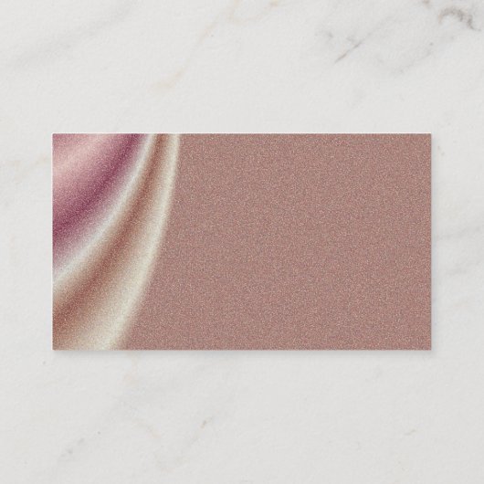ビジネスカスタマイズカードをドレープする茶色の抽象芸術 名刺 (裏面)