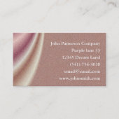 ビジネスカスタマイズカードをドレープする茶色の抽象芸術 名刺 (正面)