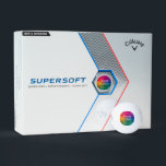 ビジネスカスタマイズロゴCallaway Supersoft 12 Pack ゴルフボール<br><div class="desc">アップロード会社のロゴを追加フォト画像デザインはこちらテンプレートモダンキャラウェイSupersoft 12パックゴルフボール。</div>