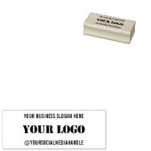 ビジネスカスタムのロゴと文字のゴム印を ラバースタンプ (押印)