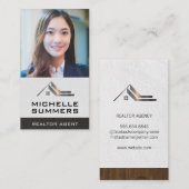 ビジネスカスタムの写真 |ビジネスウーマン 名刺 (正面/裏面)