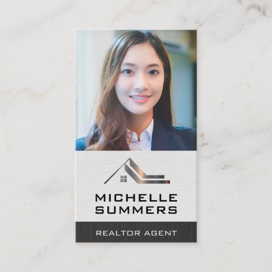 ビジネスカスタムの写真 |ビジネスウーマン 名刺 (正面)