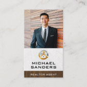 ビジネスカスタムの写真 | モダン実在Estate Logo 名刺 (正面)